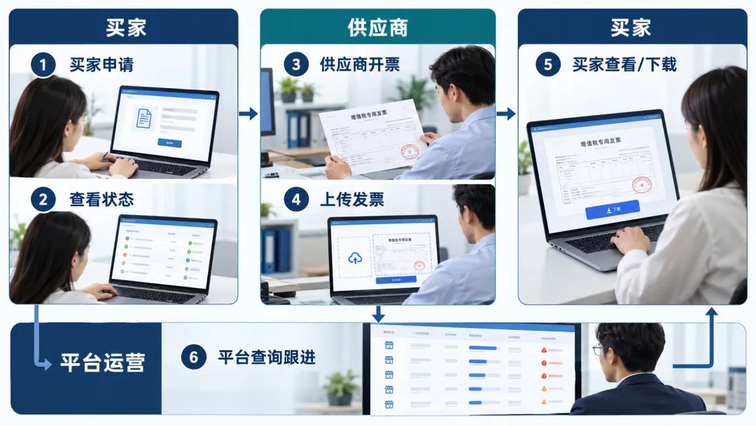 【重磅更新】优米体育中心S2B2B系统发票再升级，让发票处理有入口、有进度、有记录
